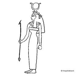 Dibujo para colorear: Cleopatra (Personajes) #90618 - Dibujos para Colorear e Imprimir Gratis