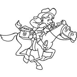 Dibujo para colorear: Cowboy (Personajes) #91474 - Dibujos para Colorear e Imprimir Gratis