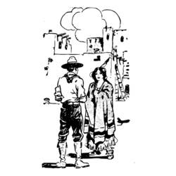 Dibujo para colorear: Cowboy (Personajes) #91502 - Dibujos para Colorear e Imprimir Gratis
