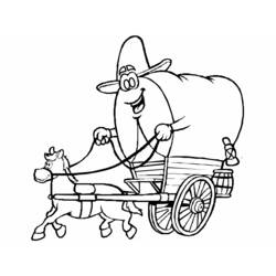 Dibujo para colorear: Cowboy (Personajes) #91508 - Dibujos para Colorear e Imprimir Gratis