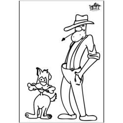 Dibujo para colorear: Cowboy (Personajes) #91555 - Dibujos para Colorear e Imprimir Gratis