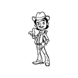Dibujo para colorear: Cowboy (Personajes) #91562 - Dibujos para Colorear e Imprimir Gratis