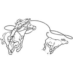 Dibujo para colorear: Cowboy (Personajes) #91622 - Dibujos para Colorear e Imprimir Gratis
