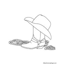 Dibujo para colorear: Cowboy (Personajes) #91641 - Dibujos para Colorear e Imprimir Gratis