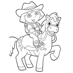 Dibujo para colorear: Cowboy (Personajes) #91716 - Dibujos para Colorear e Imprimir Gratis