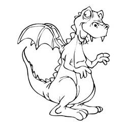 Dibujo para colorear: Dragón (Personajes) #148377 - Dibujos para Colorear e Imprimir Gratis