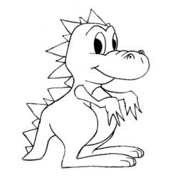 Dibujo para colorear: Dragón (Personajes) #148396 - Dibujos para Colorear e Imprimir Gratis