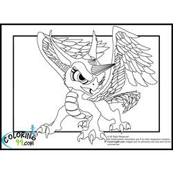 Dibujo para colorear: Dragón (Personajes) #148445 - Dibujos para Colorear e Imprimir Gratis