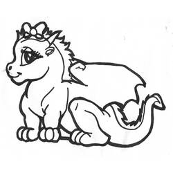 Dibujo para colorear: Dragón (Personajes) #148485 - Dibujos para Colorear e Imprimir Gratis