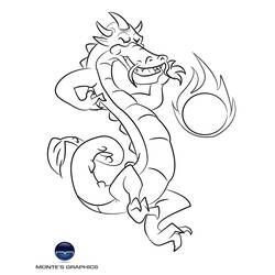 Dibujo para colorear: Dragón (Personajes) #148542 - Dibujos para Colorear e Imprimir Gratis