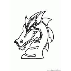 Dibujo para colorear: Dragón (Personajes) #148572 - Dibujos para Colorear e Imprimir Gratis