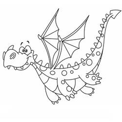 Dibujo Dragón (Personajes) #218245 para imprimir y colorear