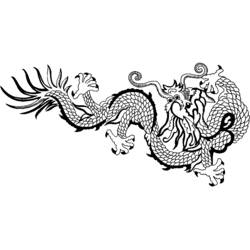Dibujo Dragón (Personajes) #5751 para imprimir y colorear