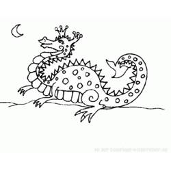 Dibujo Dragón (Personajes) #5853 para imprimir y colorear
