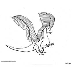 Dibujo Dragón (Personajes) #5863 para imprimir y colorear