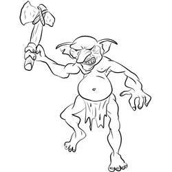 Dibujo Duende (Personajes) #204031 para imprimir y colorear