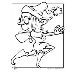 Dibujo para colorear: Duende (Personajes) #93885 - Dibujos para Colorear e Imprimir Gratis