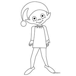 Dibujo para colorear: Duende (Personajes) #93975 - Dibujos para Colorear e Imprimir Gratis