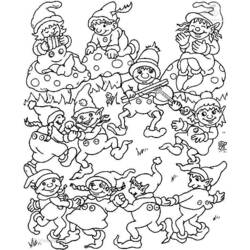 Dibujo para colorear: Duende (Personajes) #93981 - Dibujos para Colorear e Imprimir Gratis