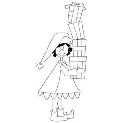 Dibujo para colorear: Duende (Personajes) #94005 - Dibujos para Colorear e Imprimir Gratis