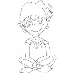 Dibujo para colorear: Duende (Personajes) #94024 - Dibujos para Colorear e Imprimir Gratis