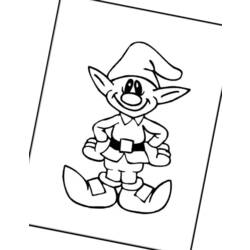 Dibujo para colorear: Duende (Personajes) #94179 - Dibujos para Colorear e Imprimir Gratis