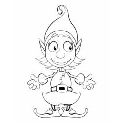 Dibujo Elfo (Personajes) #93864 para imprimir y colorear
