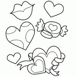 Dibujo para colorear: En amor (Personajes) #88626 - Dibujos para Colorear e Imprimir Gratis