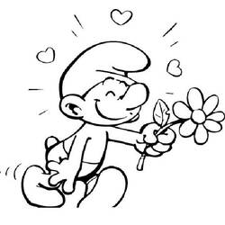 Dibujo para colorear: En amor (Personajes) #88689 - Dibujos para Colorear e Imprimir Gratis