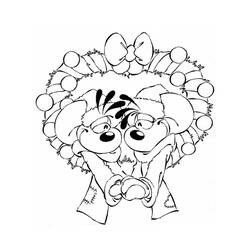 Dibujo para colorear: En amor (Personajes) #88839 - Dibujos para Colorear e Imprimir Gratis