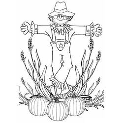Dibujo para colorear: Espantapájaros (Personajes) #187746 - Dibujos para Colorear e Imprimir Gratis