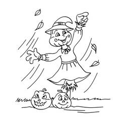 Dibujo para colorear: Espantapájaros (Personajes) #187761 - Dibujos para Colorear e Imprimir Gratis