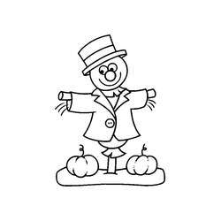 Dibujo para colorear: Espantapájaros (Personajes) #187763 - Dibujos para Colorear e Imprimir Gratis