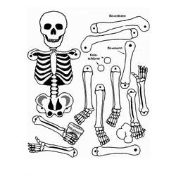 Dibujo para colorear: Esqueleto (Personajes) #147419 - Dibujos para Colorear e Imprimir Gratis