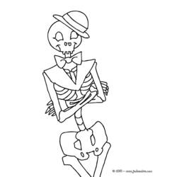 Dibujo para colorear: Esqueleto (Personajes) #147487 - Dibujos para Colorear e Imprimir Gratis