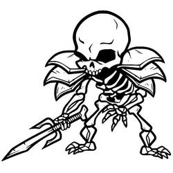 Dibujo Esqueleto (Personajes) #197363 para imprimir y colorear