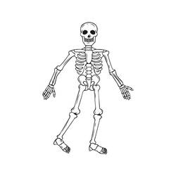 Dibujo Esqueleto (Personajes) #197364 para imprimir y colorear
