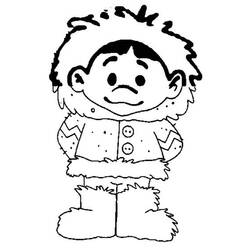 Dibujo para colorear: Esquimal (Personajes) #191325 - Dibujos para Colorear e Imprimir Gratis