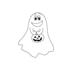 Dibujo Fantasma (Personajes) #189413 para imprimir y colorear