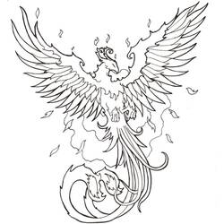 Dibujo Fénix (Personajes) #192268 para imprimir y colorear