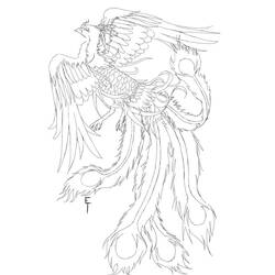 Dibujo Fénix (Personajes) #192280 para imprimir y colorear