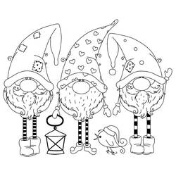 Dibujo Gnomo (Personajes) #204883 para imprimir y colorear