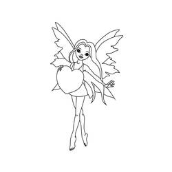 Dibujo Hada (Personajes) #172289 para imprimir y colorear