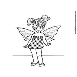 Dibujo para colorear: Hada (Personajes) #96036 - Dibujos para Colorear e Imprimir Gratis