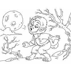 Dibujo Hombre Lobo (Personajes) #201645 para imprimir y colorear
