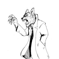 Dibujo Hombre Lobo (Personajes) #201647 para imprimir y colorear