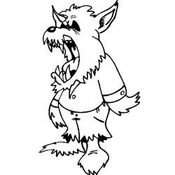 Dibujo Hombre Lobo (Personajes) #201667 para imprimir y colorear