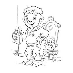 Dibujo Hombre Lobo (Personajes) #201689 para imprimir y colorear