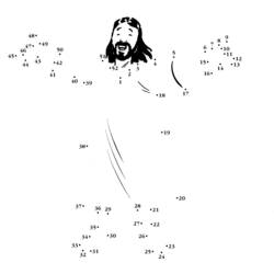 Dibujo para colorear: Jesús (Personajes) #98878 - Dibujos para Colorear e Imprimir Gratis