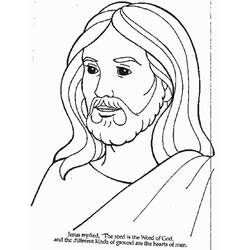 Dibujo para colorear: Jesús (Personajes) #98881 - Dibujos para Colorear e Imprimir Gratis